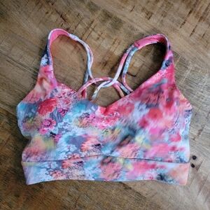 Athleta Floral Sports Bra XS; Never worn!